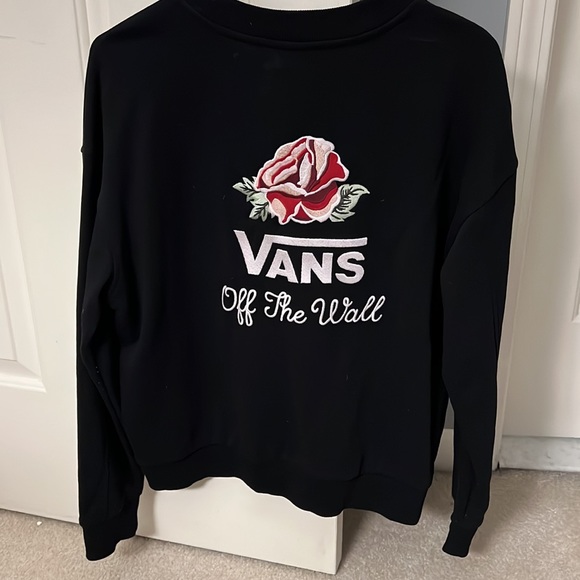 Black Vans Crewneck Sweatshirt - Picture 2 of 2